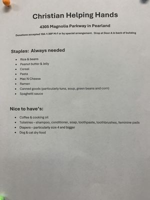 Christian Helping Hands