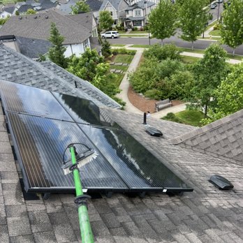 Window Geeks - Solar panel cleaning with purified water - Window Washing Near Me Window Geeks - Solar panel cleaning with purified water - Window Washing Near Me
