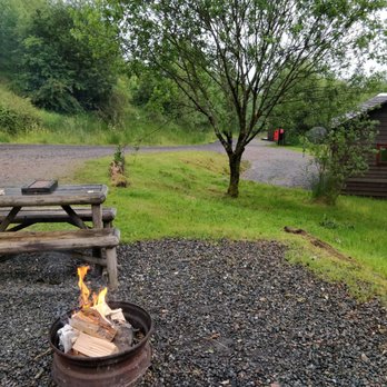Strathfillan Wigwams - Fire pit - Hotels & Travel Near Me - Crianlarich, STG