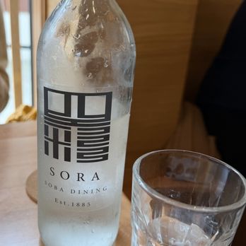 Sora Dining Soba - Water - Japanese Near Me - San Francisco, California Sora Dining Soba - Water - Japanese Near Me - San Francisco, California