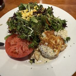 Crab cake Asian Kale Salad