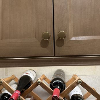 Custom Work in Older Homes - rails need to have power behind them to hide the under cabinet light. - General Contractors Near Me