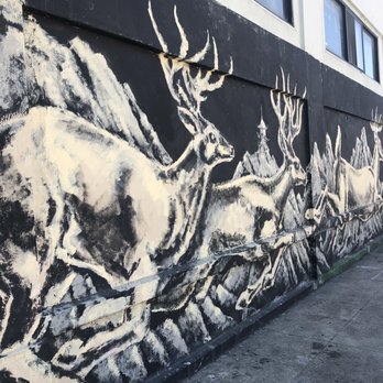 Moose mural - Moose, not reindeers.. - Public Art Near Me - Oakland, California Moose mural - Moose, not reindeers.. - Public Art Near Me - Oakland, California