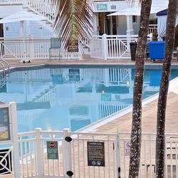 Southernmost Beach Resort Spa - Entrance to the Spa, under "SPA" sign on other side of the pool