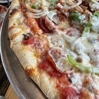 Transfer Pizzeria Café - My Billy Bob pizza fresh out of the oven. - Italian Near Me - Milwaukee, Wisconsin Transfer Pizzeria Café - My Billy Bob pizza fresh out of the oven. - Italian Near Me - Milwaukee, Wisconsin