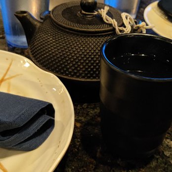 Kyoto Japanese Steak House - Green tea and lemon water - Japanese Near Me - Dublin, Ohio