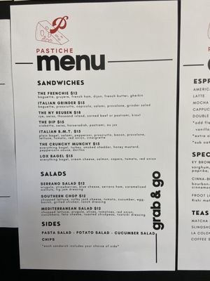 Menu photo 1 Pastiche Provisions Bowling Green, KY Menu photo 1 Pastiche Provisions Bowling Green, KY