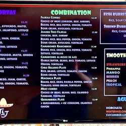 7/29/25 Torta, Combos, Seafood Burritos, Special Beverages