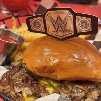 Netflix Bites - WWE Cheeseburger - American Near Me - Las Vegas, Nevada Netflix Bites - WWE Cheeseburger - American Near Me - Las Vegas, Nevada
