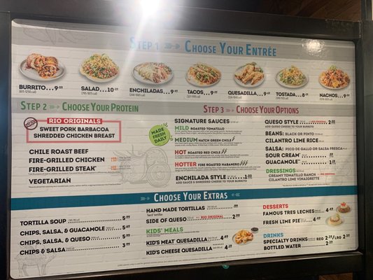 Menu photo 1 Cafe Rio Fresh Modern Mexican Twin Falls, ID Menu photo 1 Cafe Rio Fresh Modern Mexican Twin Falls, ID