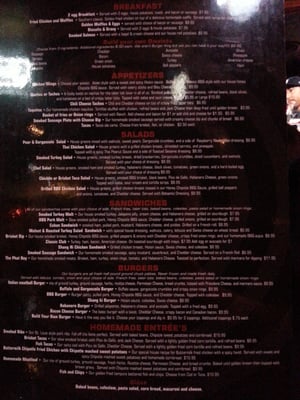 Menu photo 7 Bullseye Pub Portland, OR