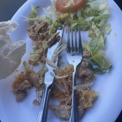 Taqueria El Sombrero - It was not a very good taco it was missing the sour cream and or cheese.