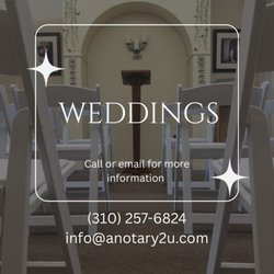 A Notary 2U - Wedding Chapel, Torrance, CA 90505