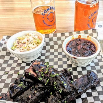 Conflux Brewing - Ribs, baked beans, coleslaw - Brewpubs Near Me - Missoula, Montana Conflux Brewing - Ribs, baked beans, coleslaw - Brewpubs Near Me - Missoula, Montana