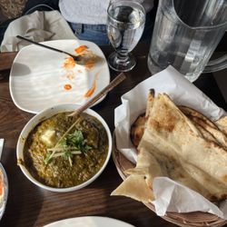 Left: Lamb Panak
Right: Butter Naan