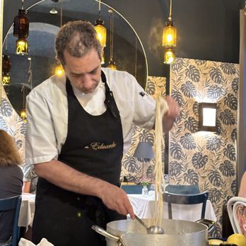  da Eduardo ristorante - Table side homemade pasta carbonara! So fresh and delicious! - Mediterranean Near Me - Rome, RM