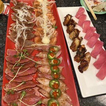 Hello Sushi - PA7. Tuna Carpaccio(5pcs) - Sushi Bars Near Me - Fullerton, California Hello Sushi - PA7. Tuna Carpaccio(5pcs) - Sushi Bars Near Me - Fullerton, California