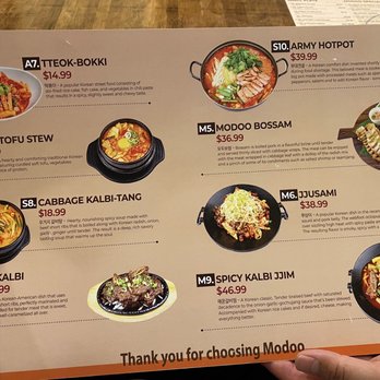 Modoo Restaurant - Menu 1/28/22 - Korean Near Me - Lynnwood, Washington Modoo Restaurant - Menu 1/28/22 - Korean Near Me - Lynnwood, Washington