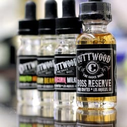 Myxed Up Creations - Cuttwood E-Liquid.  One of many gourmet E-Juice options.