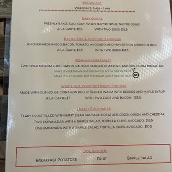 Scratch Kitchen - Menu side 1 - Bakeries Near Me - San Antonio, Texas Scratch Kitchen - Menu side 1 - Bakeries Near Me - San Antonio, Texas