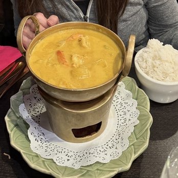 Siam Nara - Yellow curry shrimp - Thai Near Me - San Diego, California Siam Nara - Yellow curry shrimp - Thai Near Me - San Diego, California