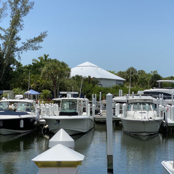 Gramma Dot's - Marina view from our table - Seafood Near Me - Sanibel, Florida Gramma Dot's - Marina view from our table - Seafood Near Me - Sanibel, Florida