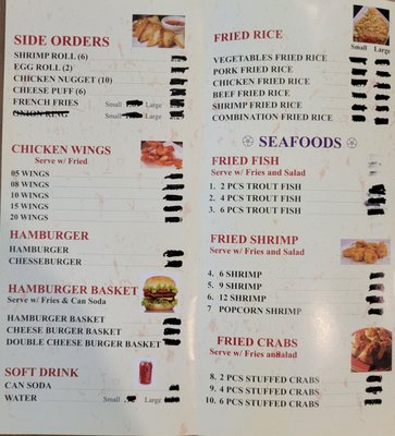 Menu photo 2 Captain Als Restaurant Houston, TX
