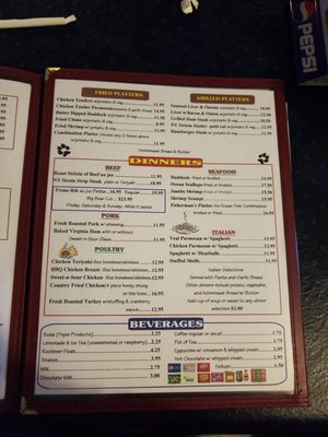 Menu photo 1 Benson's Eagle Bridge, NY