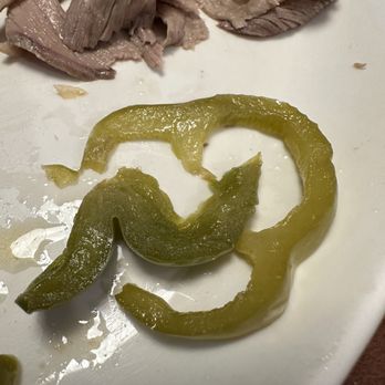 Simon's Restaurant - Boiled green peppers and onion from Philly Steak sandwich - Diners Near Me - Villa Park, Illinois Simon's Restaurant - Boiled green peppers and onion from Philly Steak sandwich - Diners Near Me - Villa Park, Illinois