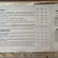 Pacifica Pizza - 2024 Menu