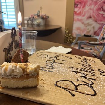 The Modern Rose - complimentary birthday dessert and dong brought by staff - Breakfast & Brunch Near Me - St. Augustine, Florida The Modern Rose - complimentary birthday dessert and dong brought by staff - Breakfast & Brunch Near Me - St. Augustine, Florida