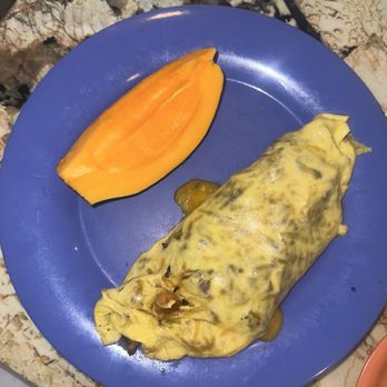 Kountry Kitchen - BYO omelet-- Portuguese Sausage, Bacon, Cheddar Cheese and Papaya - American Near Me - Kapaa, Hawaii Kountry Kitchen - BYO omelet-- Portuguese Sausage, Bacon, Cheddar Cheese and Papaya - American Near Me - Kapaa, Hawaii
