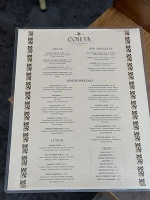 Menu photo 2 Coleta Brunch National City, CA