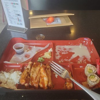 Happy Teriyaki - Really enjoying it, come get one to see the rest, lol - Japanese Near Me - Stanwood, Washington
