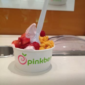 Pinkberry - Watermelon froyo w/ strawberries, raspberries and captain crunch. - Ice Cream & Frozen Yogurt Near Me - New York, New York