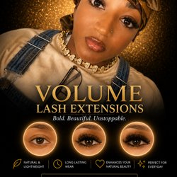 Volume lash extensions
