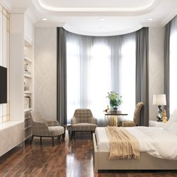 Renzzi Furniture LLC - Siena Bed - Side look.