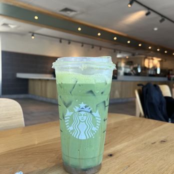 Starbucks - Venti , Iced Green Tea Matcha with Soy Milk and Caramel - Coffee & Tea Near Me - San Diego, California Starbucks - Venti , Iced Green Tea Matcha with Soy Milk and Caramel - Coffee & Tea Near Me - San Diego, California