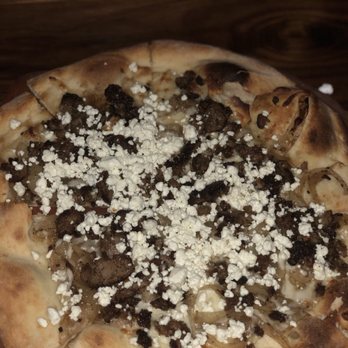 Maggie McFly's - Sausage and goat cheese pizza - New American Near Me - Virginia Beach, Virginia