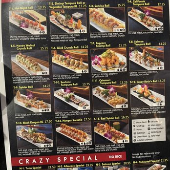 Crazy Rock'N Sushi - Sushi Bars Near Me - Stanton, California Crazy Rock'N Sushi - Sushi Bars Near Me - Stanton, California
