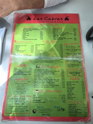 Menu photo 8 Las Cabras Buenos Aires, C