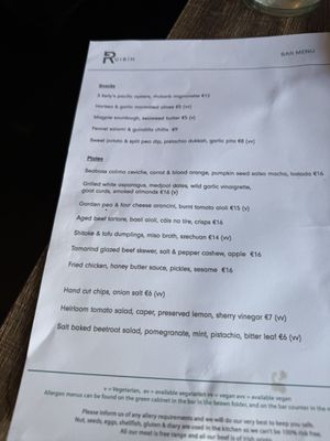 Menu photo 1 Ruibin Galway, G