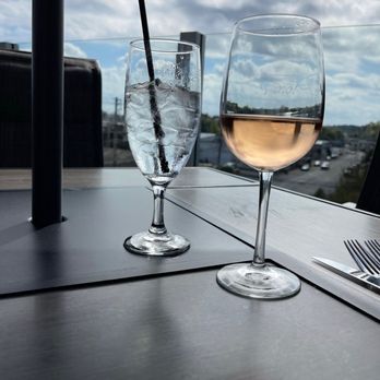 Conservatory by Vicari - Rooftop view with Rose'! - Wine Bars Near Me - Corinth, Mississippi