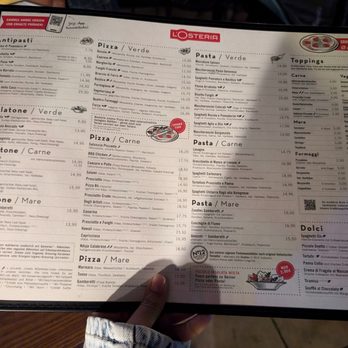 L'Osteria - Menu - Pizza Near Me - Munich, BY L'Osteria - Menu - Pizza Near Me - Munich, BY