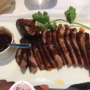 L'Avenue - Close up of the delicious crispy duck with sauce. Would recommend!! - Brasseries Near Me - Paris, 75 L'Avenue - Close up of the delicious crispy duck with sauce. Would recommend!! - Brasseries Near Me - Paris, 75