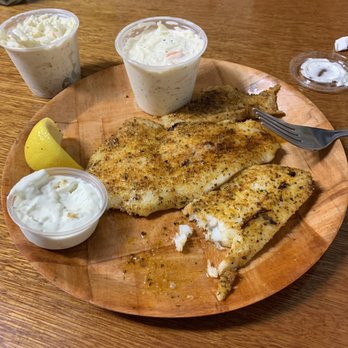 Fish Shack - Cajun hog fish and slaw - Seafood Near Me - Lighthouse Point, Florida Fish Shack - Cajun hog fish and slaw - Seafood Near Me - Lighthouse Point, Florida