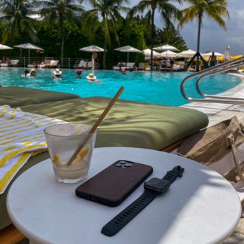 The Standard Spa Hotel - Pool drinks - Hotels Near Me - Miami Beach, Florida