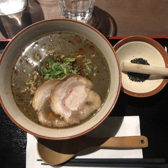 Ramen Isshin - Black tantan - Ramen Near Me - Toronto, Ontario