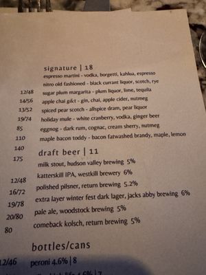 Menu photo 1 Tabla Catskills Tannersville, NY Menu photo 1 Tabla Catskills Tannersville, NY