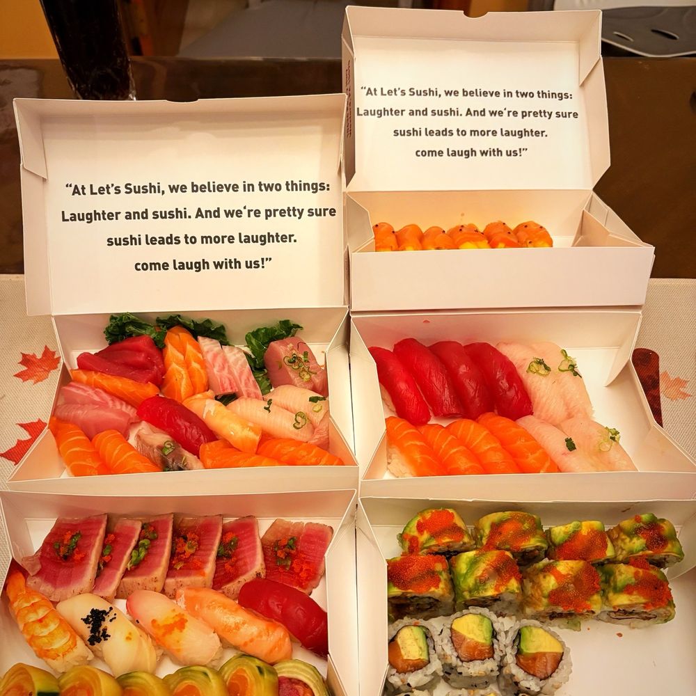 Let's Sushi - Ordered to go a few times as well! - Sushi Bars Near Me - Wexford, Pennsylvania
